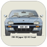 Jaguar XJS HE Coupe 1981-90 Coaster 1